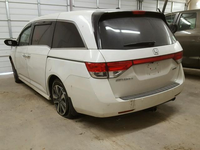 5FNRL5H91EB044855 - 2014 HONDA ODYSSEY TO WHITE photo 3