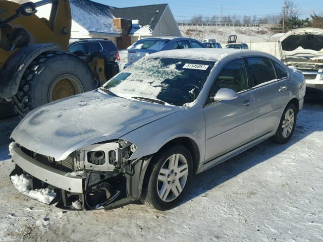 2G1WB5EK7B1146455 - 2011 CHEVROLET IMPALA LT SILVER photo 2