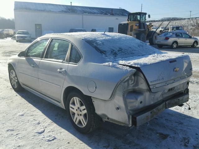 2G1WB5EK7B1146455 - 2011 CHEVROLET IMPALA LT SILVER photo 3