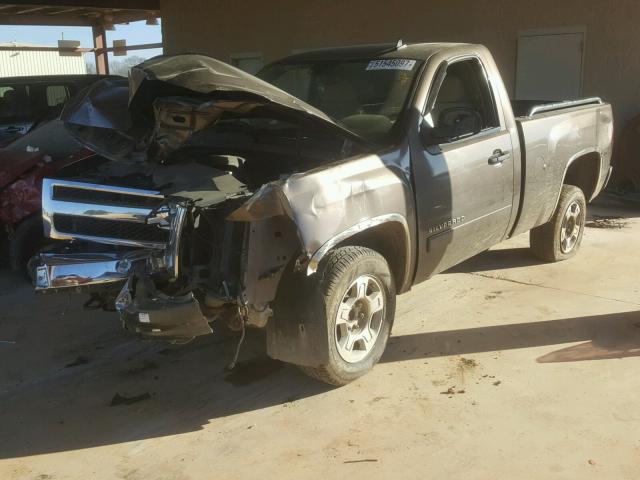 1GCEC14087Z580150 - 2007 CHEVROLET SILVERADO TAN photo 2