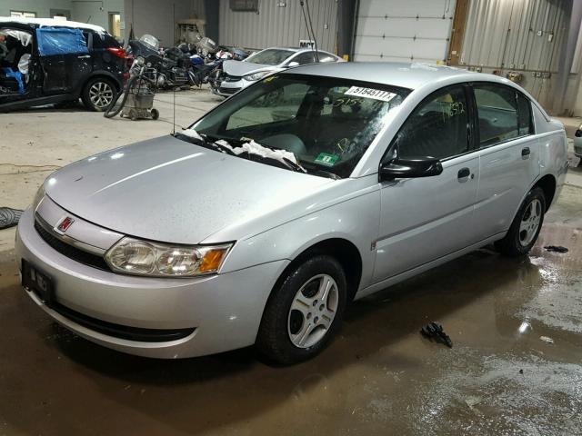 1G8AG52F43Z158446 - 2003 SATURN ION LEVEL SILVER photo 2