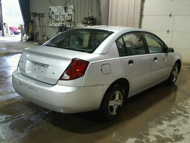 1G8AG52F43Z158446 - 2003 SATURN ION LEVEL SILVER photo 4