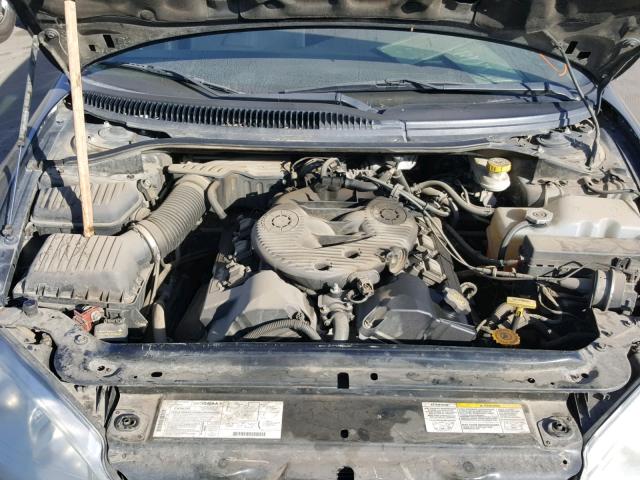 2B3HD46R53H510477 - 2003 DODGE INTREPID S BLACK photo 7