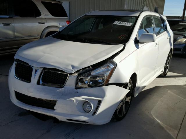 5Y2SR67049Z450346 - 2009 PONTIAC VIBE GT WHITE photo 2