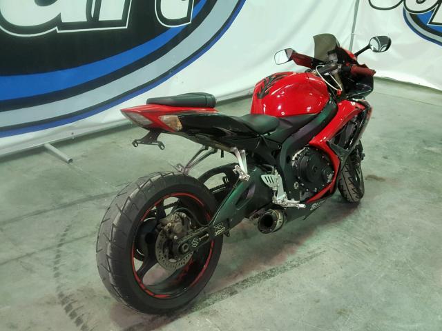 JS1GN7DA562113932 - 2006 SUZUKI GSX-R600 K RED photo 4