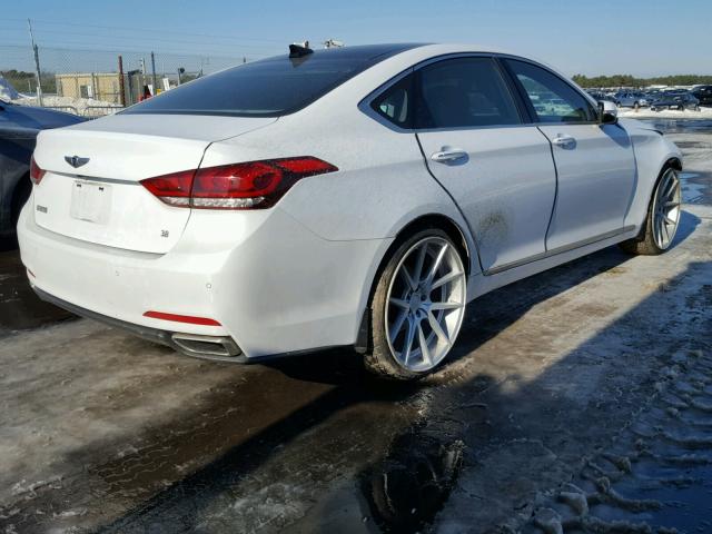 KMHGN4JE0GU126181 - 2016 HYUNDAI GENESIS 3. WHITE photo 4