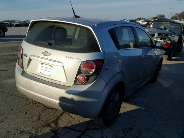 1G1JC6SH2D4175472 - 2013 CHEVROLET SONIC LT SILVER photo 4