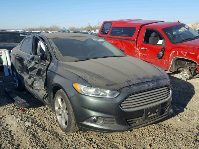 3FA6P0H90FR132540 - 2015 FORD FUSION SE GRAY photo 1