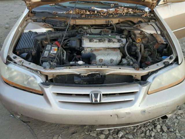 1HGCG66891A046853 - 2001 HONDA ACCORD EX TAN photo 7