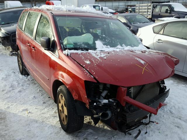 2D4RN4DE4AR171849 - 2010 DODGE GRAND CARA RED photo 1