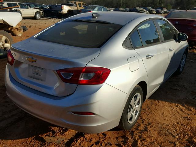 1G1BC5SM2G7292628 - 2016 CHEVROLET CRUZE LS SILVER photo 4