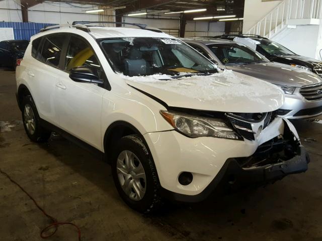 JTMBFREV9ED086800 - 2014 TOYOTA RAV4 LE WHITE photo 1