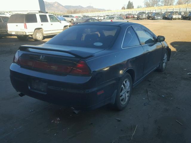 1HGCG22551A006614 - 2001 HONDA ACCORD EX BLACK photo 4