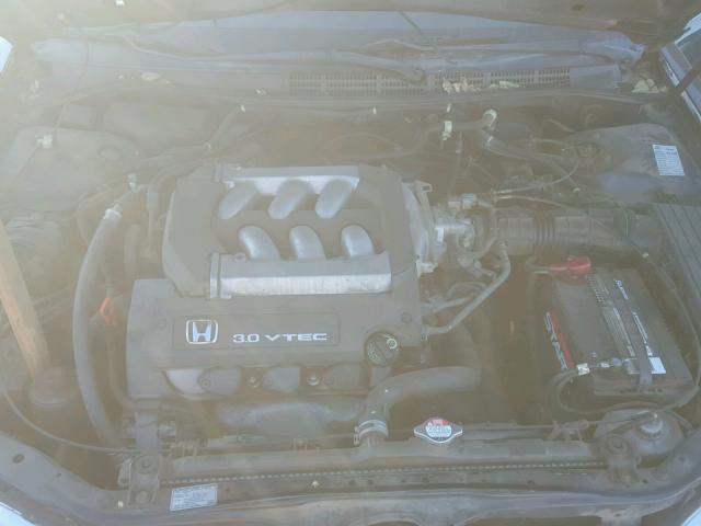 1HGCG22551A006614 - 2001 HONDA ACCORD EX BLACK photo 7