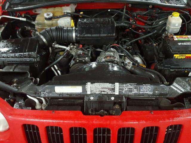 1J4GL58K22W287036 - 2002 JEEP LIBERTY LI RED photo 7