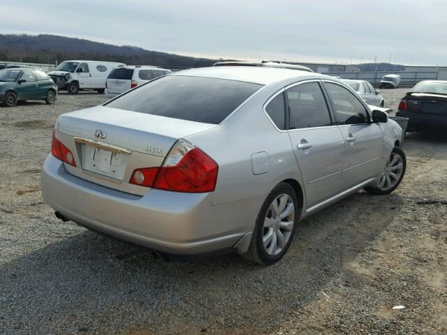 JNKAY01F37M460786 - 2007 INFINITI M35 BASE SILVER photo 4