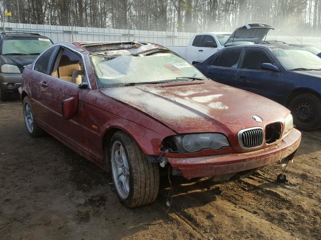 WBABN53461JU31683 - 2001 BMW 330 CI RED photo 1