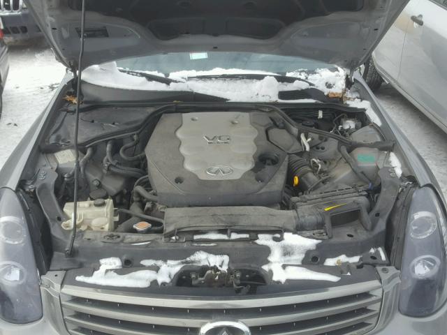 JNKCV51F16M613937 - 2006 INFINITI G35 GRAY photo 7