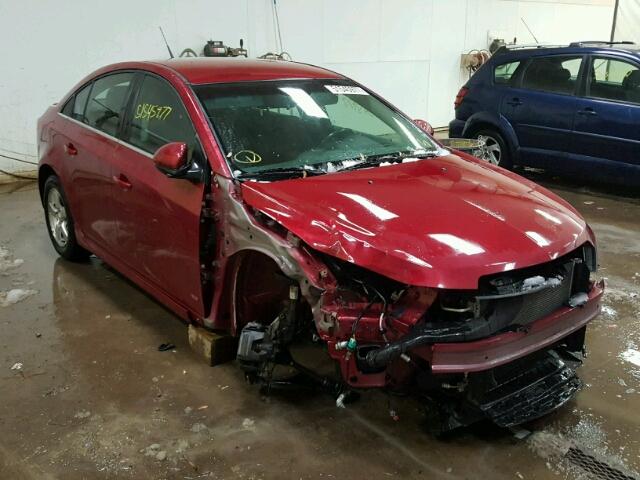 1G1PF5SC5C7284019 - 2012 CHEVROLET CRUZE LT RED photo 1