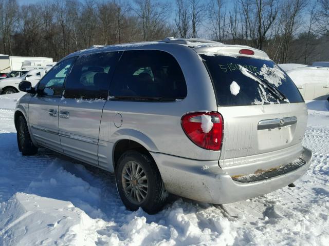2C8GT64L21R264579 - 2001 CHRYSLER TOWN & COU Gümüş foto 3