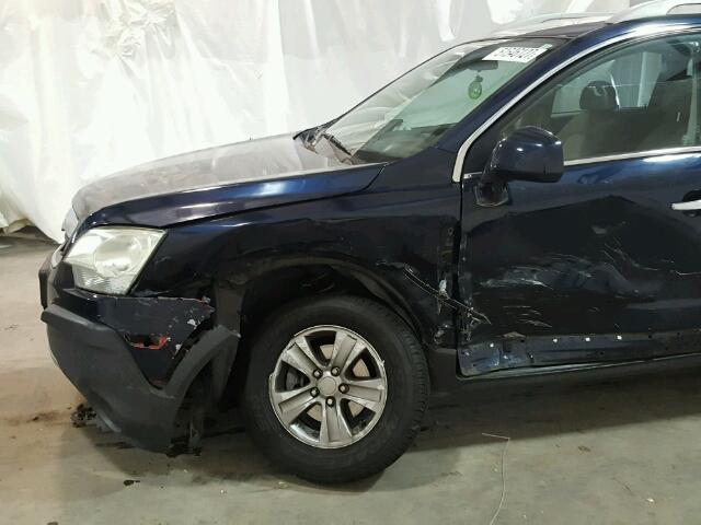 3GSCL33P88S579780 - 2008 SATURN VUE XE BLUE photo 9