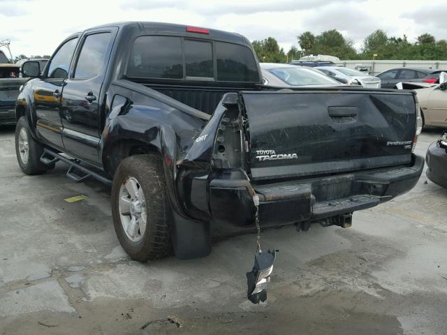 5TFJU4GN7DX031146 - 2013 TOYOTA TACOMA DOU BLACK photo 3