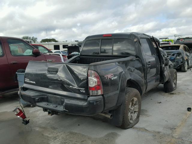 5TFJU4GN7DX031146 - 2013 TOYOTA TACOMA DOU BLACK photo 4