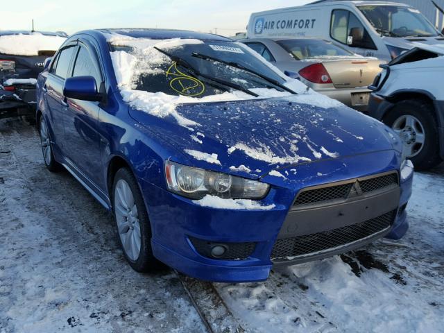 JA3AU86U28U011523 - 2008 MITSUBISHI LANCER GTS BLUE photo 1