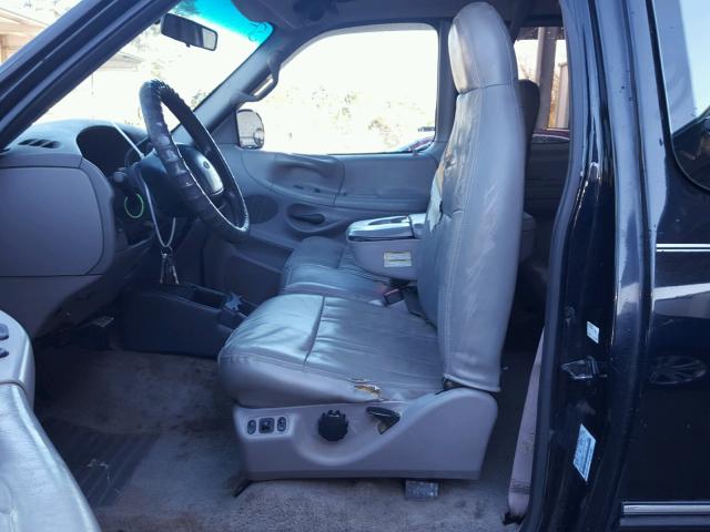 1FTEX17L7VNC49719 - 1997 FORD F150 BLACK photo 5