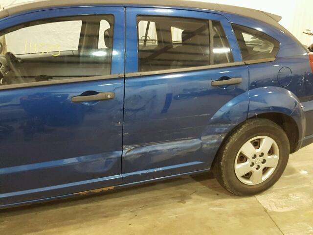 1B3HB28A89D161287 - 2009 DODGE CALIBER SE BLUE photo 9