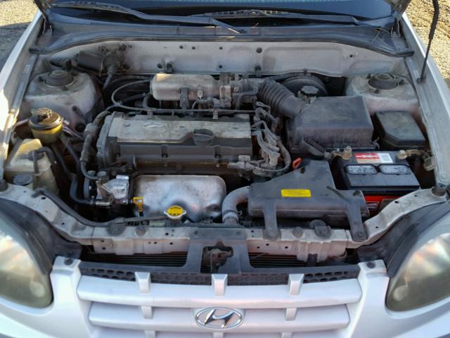 KMHCG45CX3U473304 - 2003 HYUNDAI ACCENT SILVER photo 7