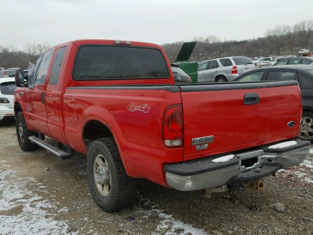 1FTSX21P77EA32324 - 2007 FORD F250 SUPER RED photo 3