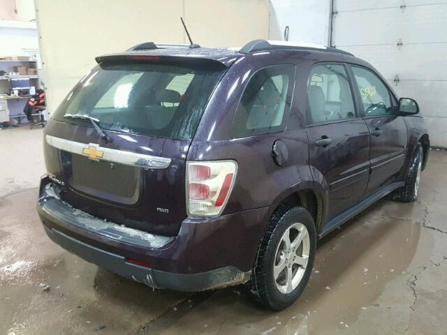 2CNDL23F476048988 - 2007 CHEVROLET EQUINOX LS PURPLE photo 4