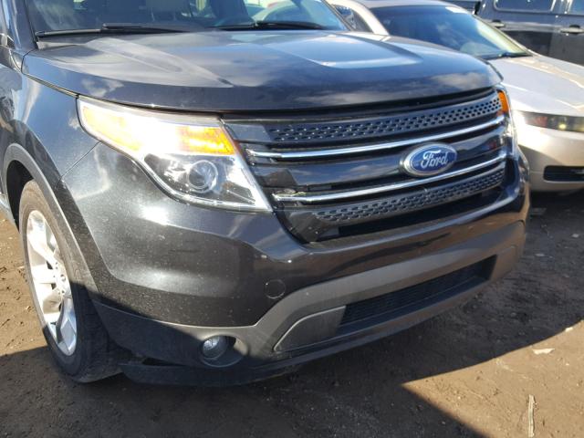 1FMHK8F89CGB00260 - 2012 FORD EXPLORER L BLACK photo 9