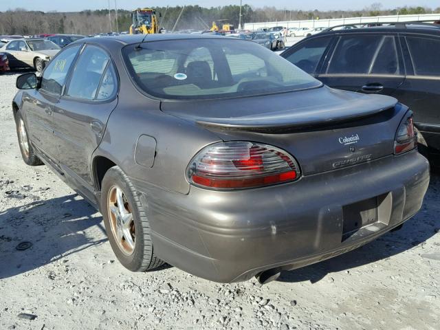 1G2WP52K42F202412 - 2002 PONTIAC GRAND PRIX 棕色 照片 3