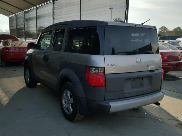 5J6YH28523L001400 - 2003 HONDA ELEMENT EX GRAY photo 3