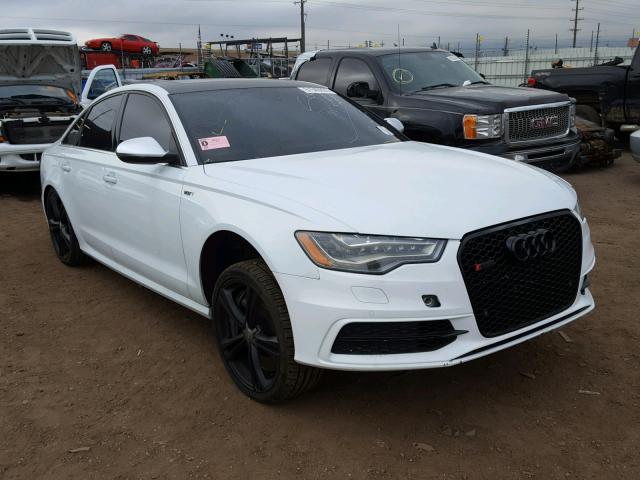 WAUF2AFC3DN032698 - 2013 AUDI S6 WHITE photo 1