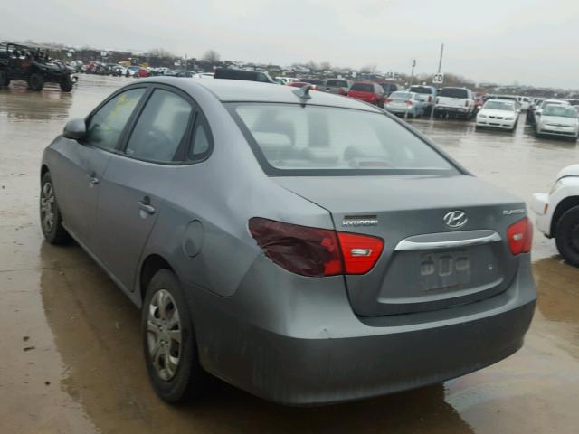 KMHDU4AD4AU115415 - 2010 HYUNDAI ELANTRA BL GRAY photo 3