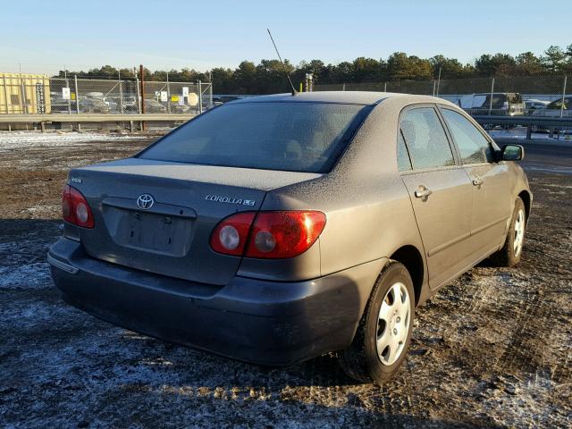 2T1BR32E25C476093 - 2005 TOYOTA COROLLA CE GRAY photo 4