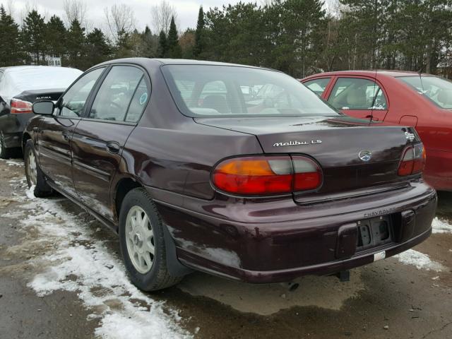 1G1NE52M5X6222599 - 1999 CHEVROLET MALIBU LS Bənövşəyi foto 3