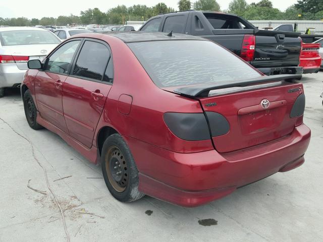 1NXBR30E07Z863763 - 2007 TOYOTA COROLLA CE RED photo 3