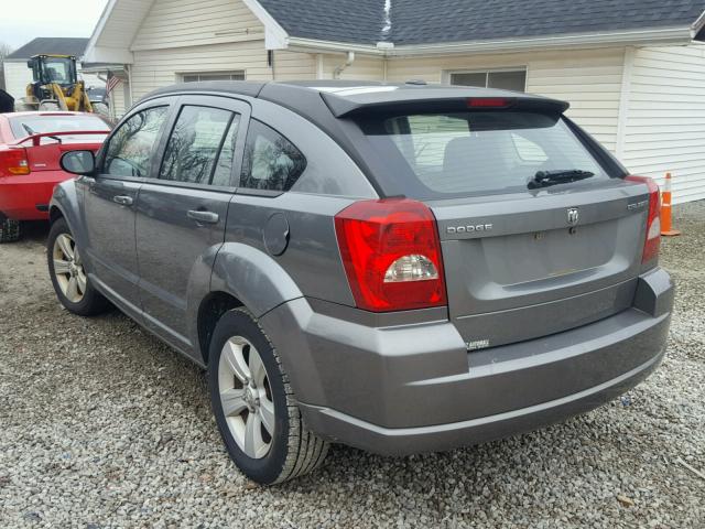 1B3CB3HA8BD256731 - 2011 DODGE CALIBER MA GRAY photo 3