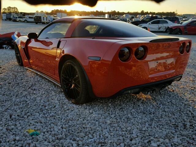 1G1YW2DW0C5108520 - 2012 CHEVROLET CORVETTE G ORANGE photo 3