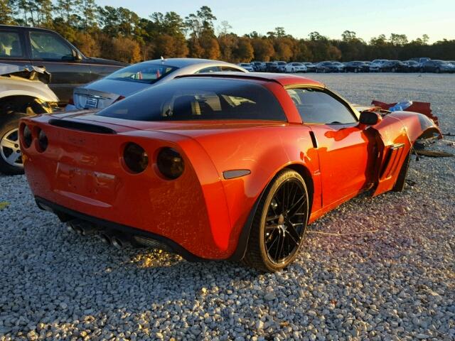 1G1YW2DW0C5108520 - 2012 CHEVROLET CORVETTE G ORANGE photo 4