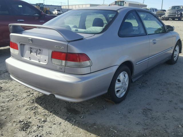 1HGEM21941L017503 - 2001 HONDA CIVIC SI SILVER photo 4