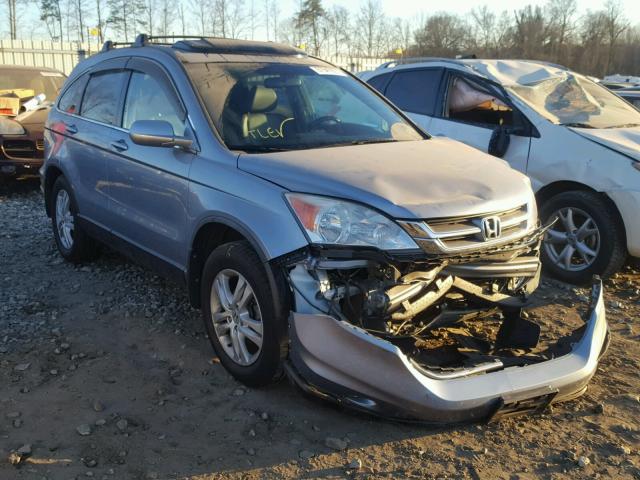 5J6RE4H73BL029134 - 2011 HONDA CR-V EXL BLUE photo 1