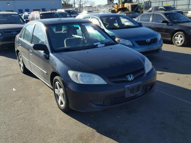 2HGES267X4H503408 - 2004 HONDA CIVIC EX BLACK photo 1