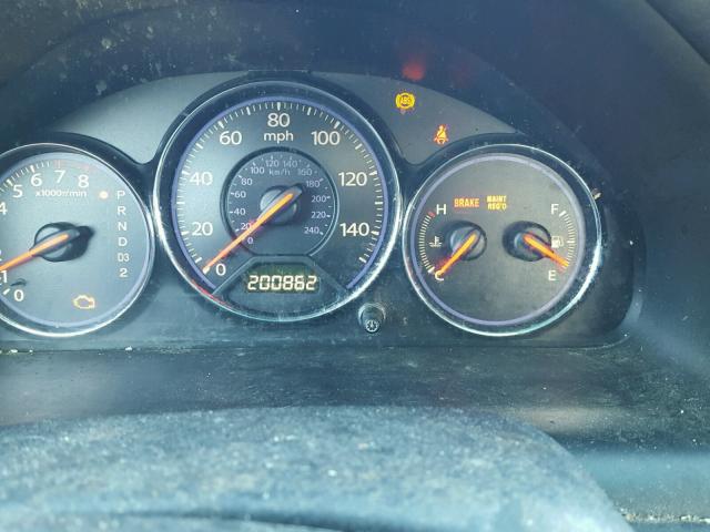 2HGES267X4H503408 - 2004 HONDA CIVIC EX BLACK photo 8