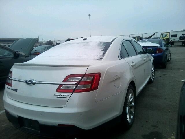 1FAHP2F87DG133512 - 2013 FORD TAURUS LIM WHITE photo 4