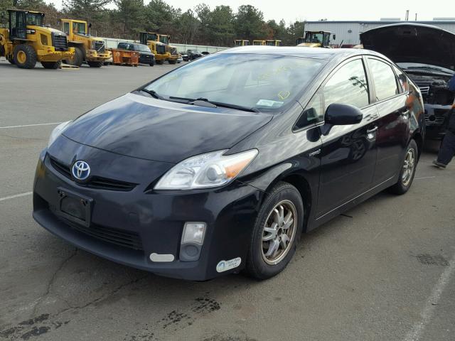 JTDKN3DU3A0105271 - 2010 TOYOTA PRIUS BLACK photo 2